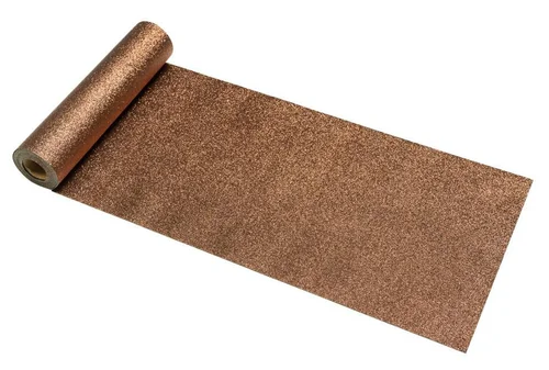 Jardin & solutions:Chemin de table en intissé chocolat à paillettes Premium – 30 cm x 5 m