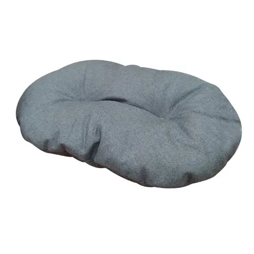 Pour vivre le jardin autrement:Coussin pour chien ovale hydrofuge coloris bleu Croci - 77 x 50 cm