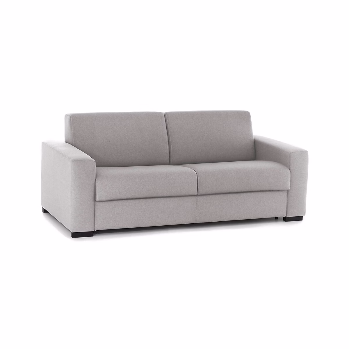 Canapé – lit Dabaida | Grand canapé 2 places | Canapé de salon à ouverture pivotante | en tissu rembourré | 180x95h90 cm | Gris