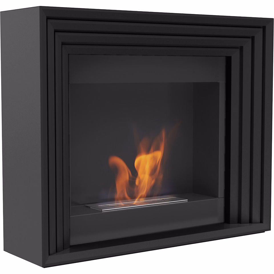 Cheminée bio-éthanol PLANET noir 115cm – Réf. VULNSQFQK7482665796