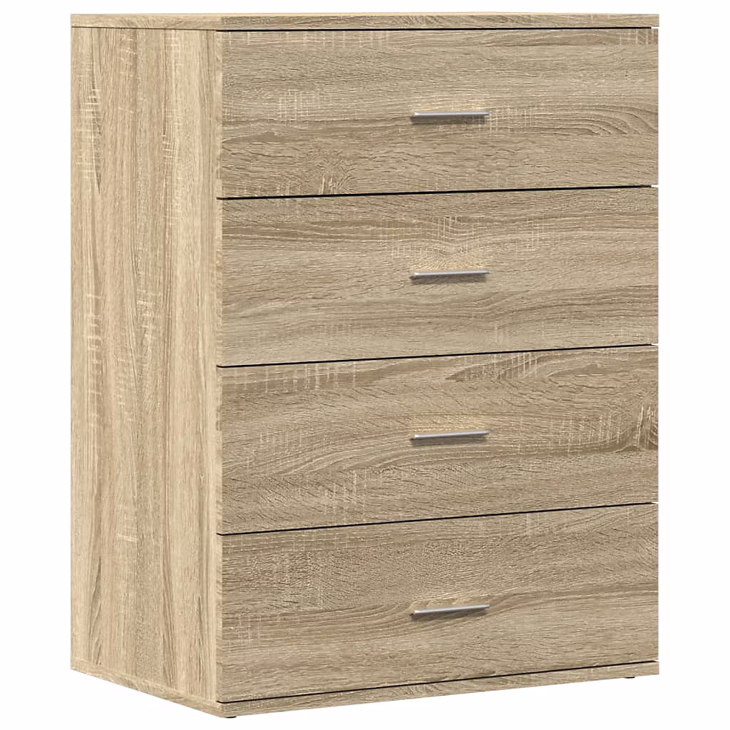 Buffet chêne sonoma 60 × 39 × 80 cm bois d'ingénierie vidaXL