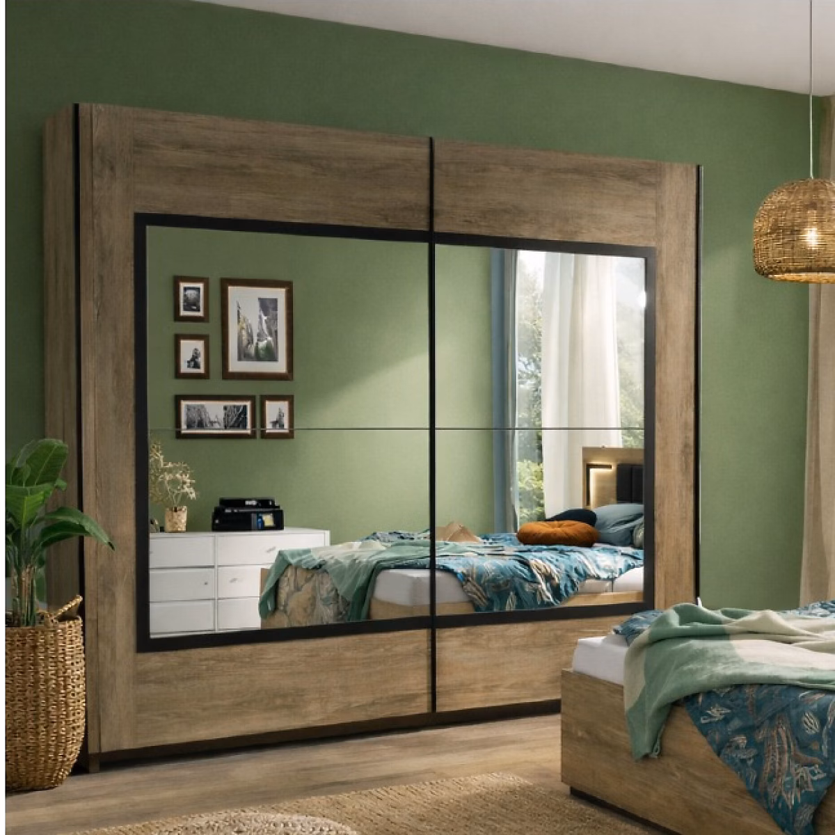 Armoire adulte en bois avec portes coulissantes PIERRE – Réf. AGOYRROAN7206816304