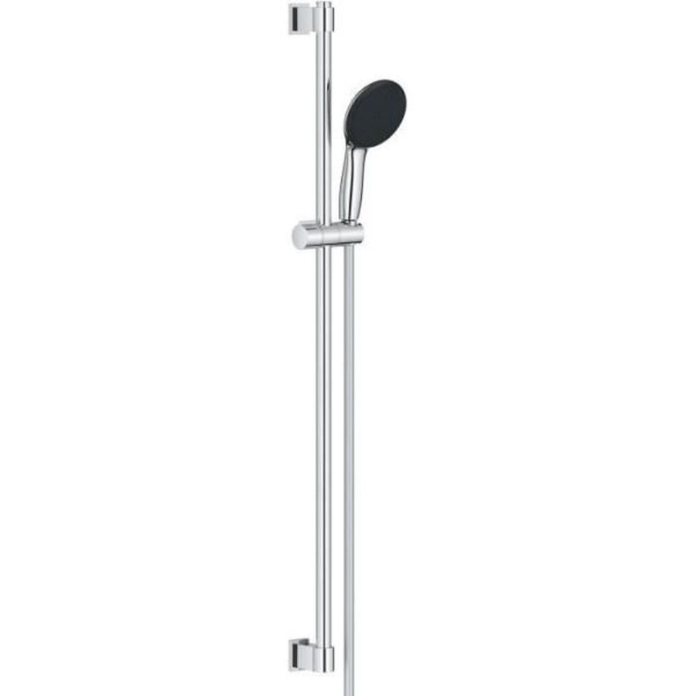 Grohe Ensemble de douche avec pommeau 1 jet, barre 90cm et flexible - grohe vitalio start 110 26953001 - economie d'eau - chromé