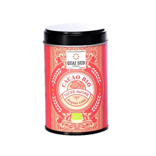 Pour profiter du jardin:Cacao sucré nature biologique Quai Sud - 250 g