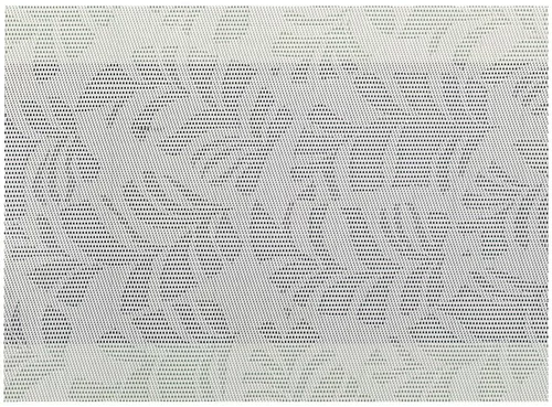 Utile dehors:Set de table Hoja coloris bleu en polyester - 33 x 45 cm