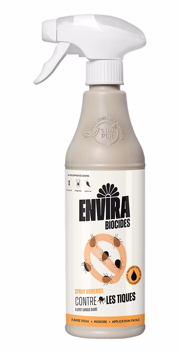 Envira Spray Anti-Tiques – Protection Rapide et Efficace 500ML