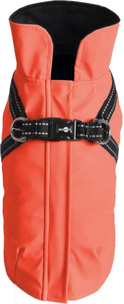 Utile jardin:Manteau pour chien en néoprène coloris orange harnais intégré Bobby Tom - taille 52XL
