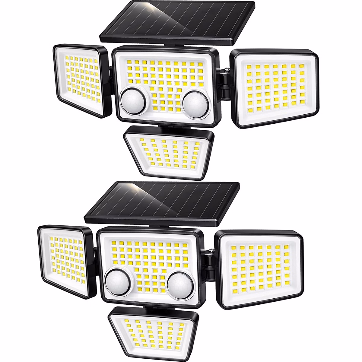 French days : luminaire, éclairage – 2 Projecteurs solaires sensor FAIRVIEW 700LM