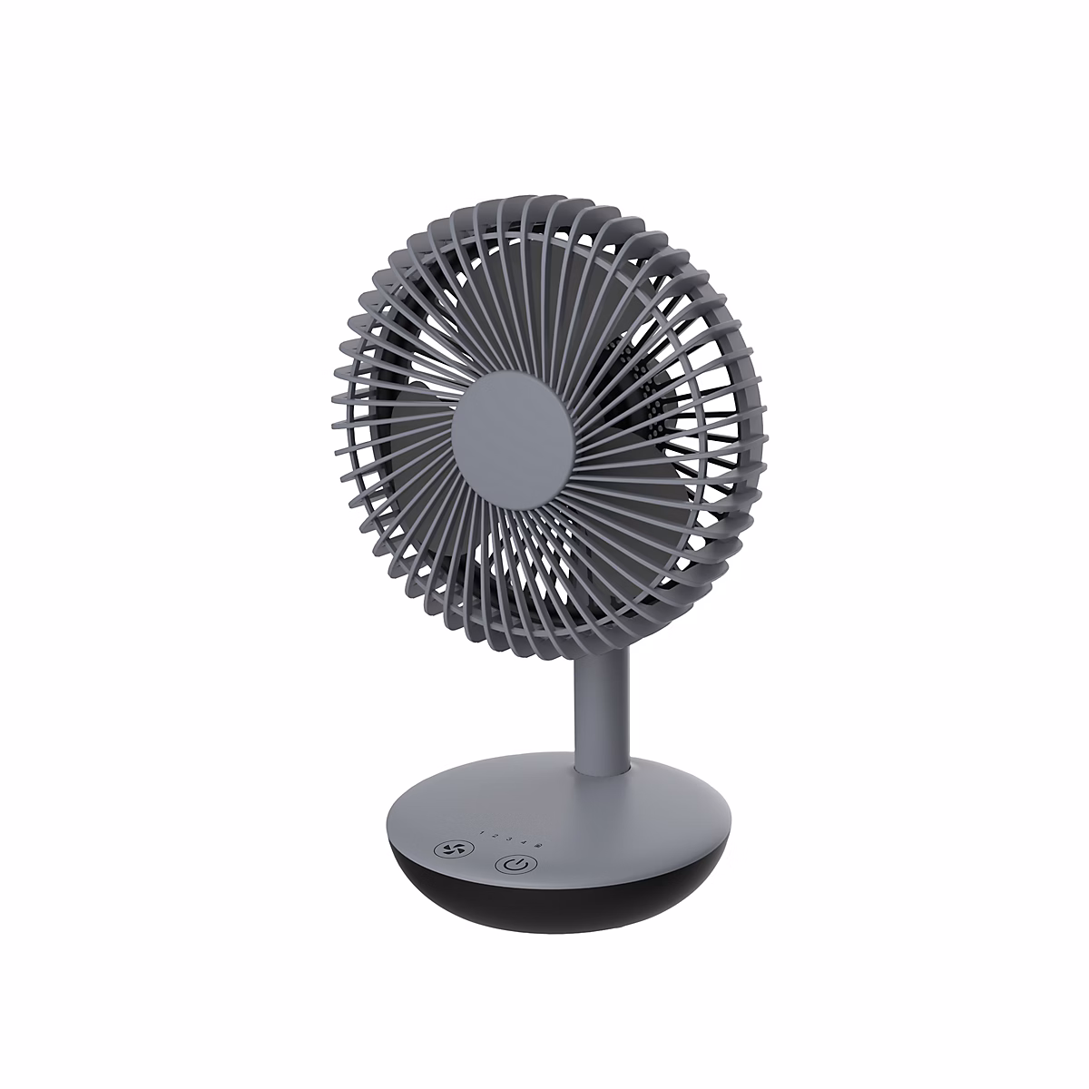 Mini ventilateur de table ø15 cm gris | Ventilateur