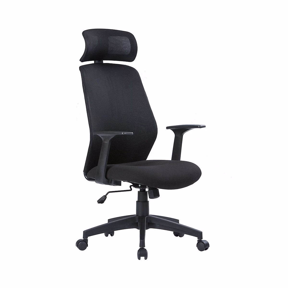 Chaise à Roulettes Hydra – Réglable, Noire