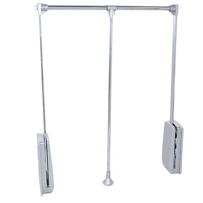Penderie rabattable chromée pour armoire Hang (Largeur réglable de 60 à 83 cm)