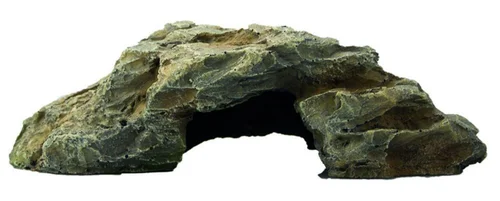 Jardin et idées:Décor pour terrarium coloris gris Hobby Comb Cave 1 - 19 x 8 x 5 cm