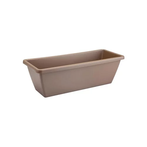 Une idée maline pour le jardin：Jardinière Barcelona Elho de 18 L coloris taupe 90 x 19 x 15 cm