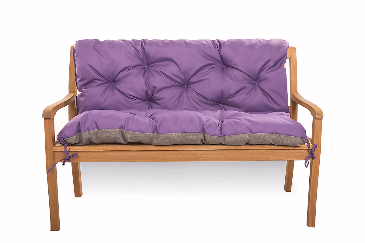Coussin pour banc de jardin 160 × 60 × 50cm coussin de banc de jardin 3 places Violet coussin de balançoire coussin de banc extérieur