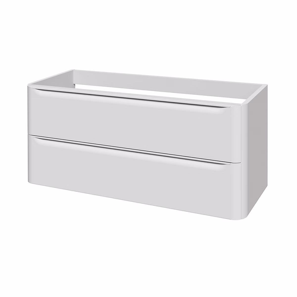 Meuble sous vasque suspendu blanc l.120 x H.60 x P.45 – 5 cm GoodHome Nevado