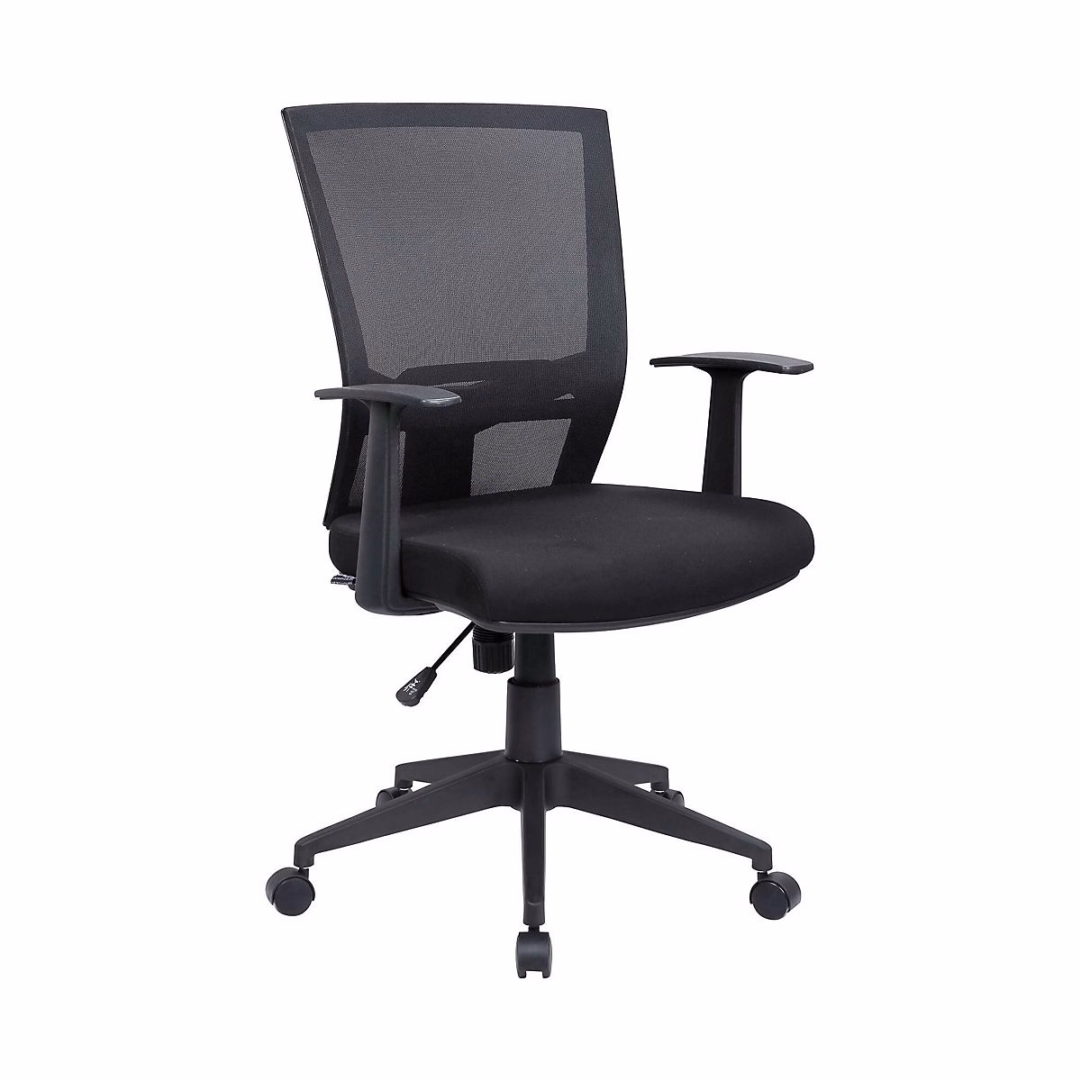 Chaise à Roulettes Eulalia – Réglable Noir