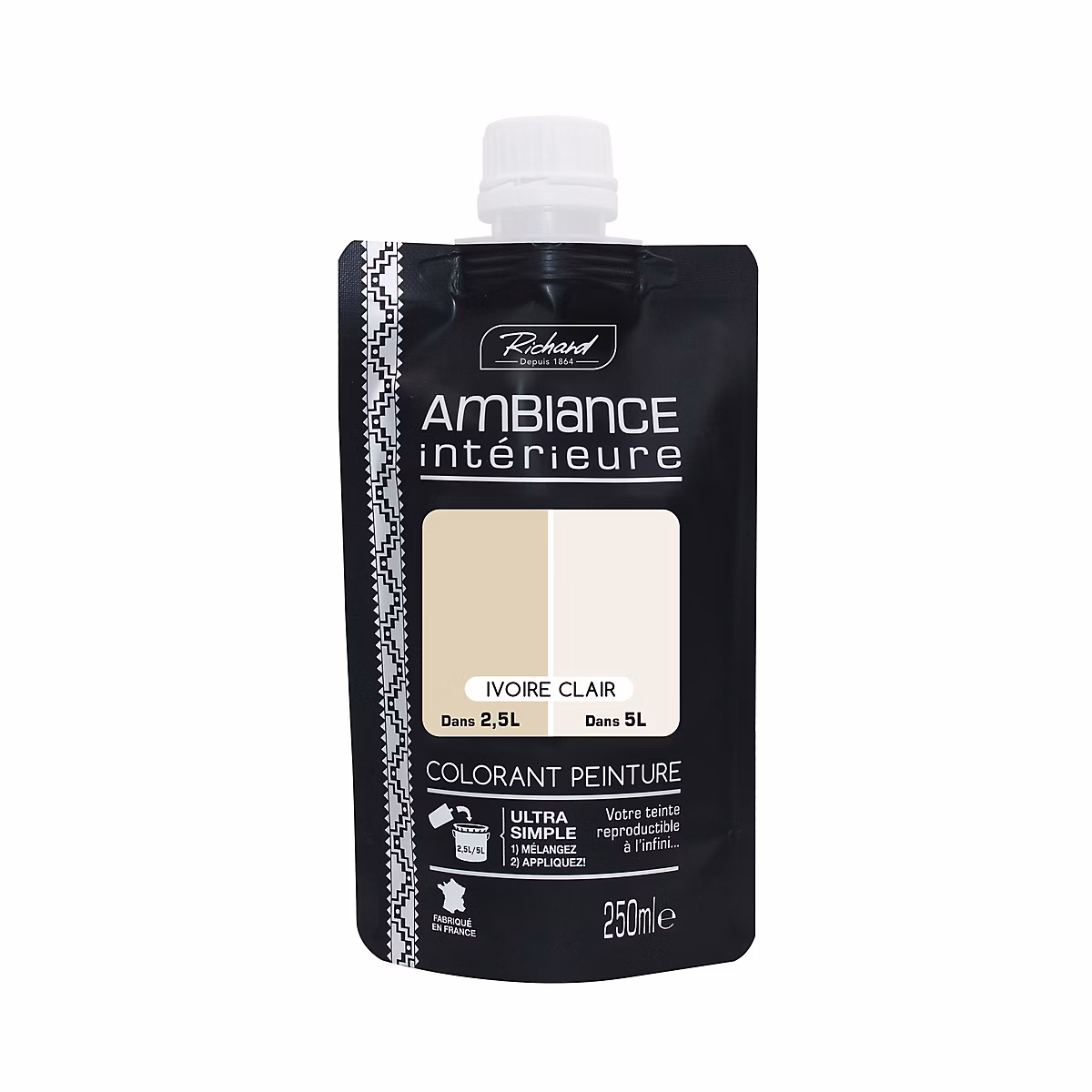 Peinture intérieure – Colorant pour peinture Doypack Ambiance intérieure ivoir clair 250ml