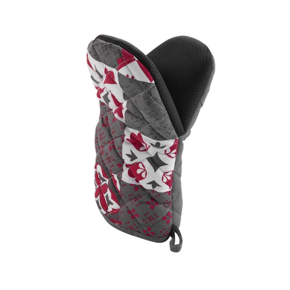 Douceur d'Intérieur Gant pince carreaux de ciment - rouge et gris
