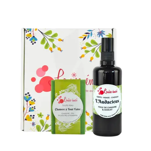 Parfait au jardin：Coffret Audacieux huile + savon pour homme Louise eMoi