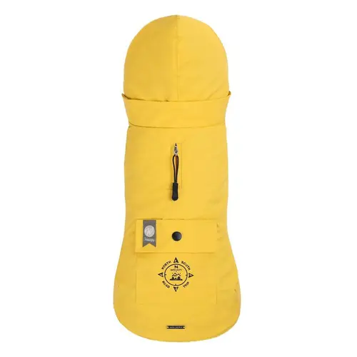 Solution au jardin：Ciré pour chien coloris jaune Wouapy Basic - Taille S