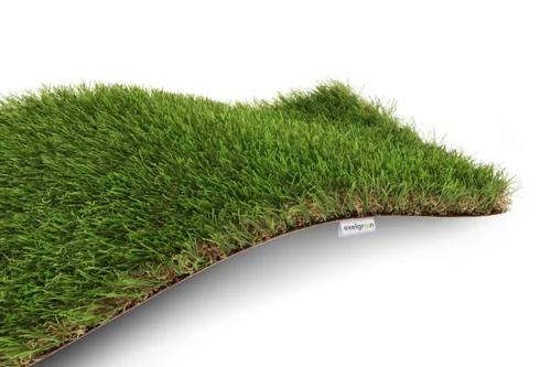 Pour profiter dehors：Gazon synthétique en polypropylène vert en rouleau Exelgreen Natura 38 mm - 100 x 500 cm