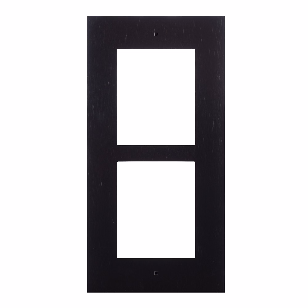 Alarme, sécurité de la maison, domotique – Cadre Pour Installation Murale Double Noir 9155012b