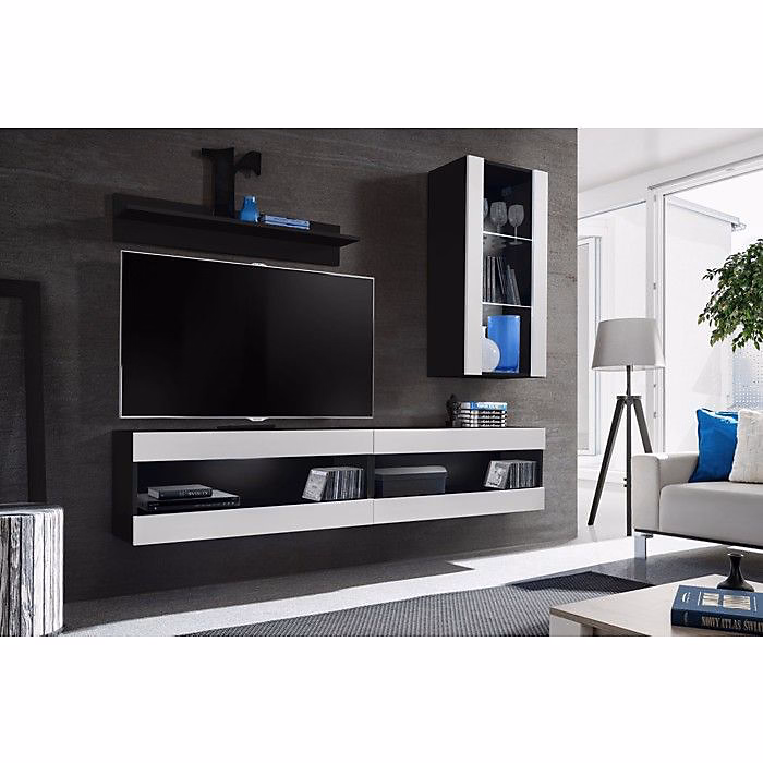 Ensemble TV Komodee TIVOLI SET5 Espace ouvert Noir Blanc 35 × 200 × 195 cm