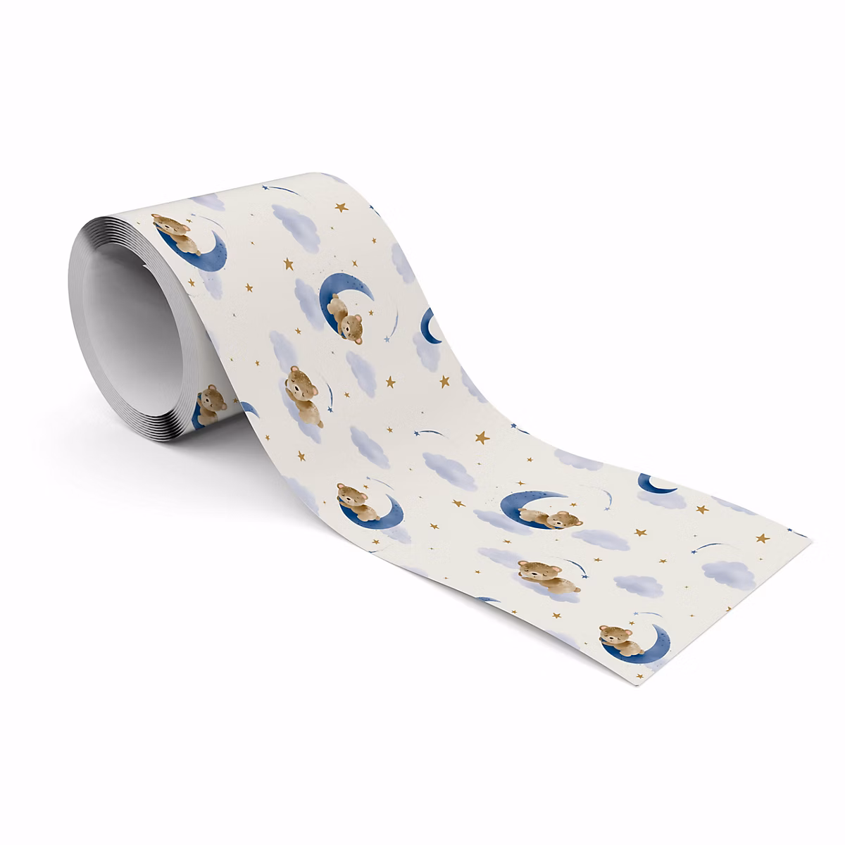 Bande Décorative auto-adhésif LUNES Nounours Nuages Pour Chambre Enfants 10cm x 300cm – Réf. UOXQUYIWV8183340446