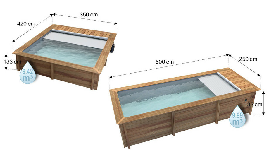 Piscine bois urbaine en kit Proswell