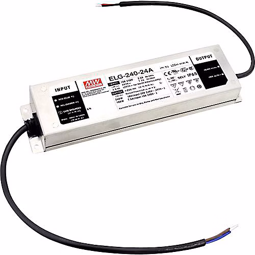 ELG | 240 – 24 – 3Y Transformateur LED 240 W – boîtier aluminium IP67 – sortie 24 V/DC