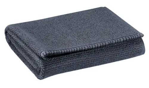 Malin jardin:Serviette de toilette en coton coloris ombre Vivaraise Bora - 100 x 50 cm