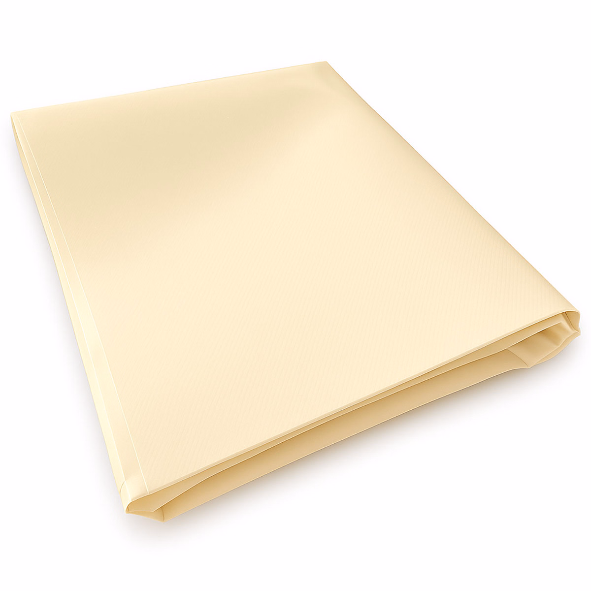 Bâche de Chantier sans Oeillets 3 × 1 m Ivoire – Garantie 10 ans TECPLAST, XP640CH, Bâche PVC étanche, Made in France