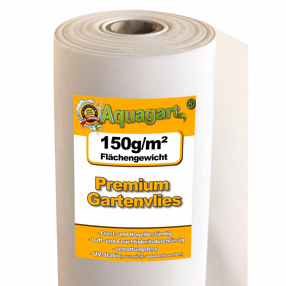 80 m² film de paillage | bâche anti – mauvaises herbes – 150 g / m² – blanc – 2 m Aquagart