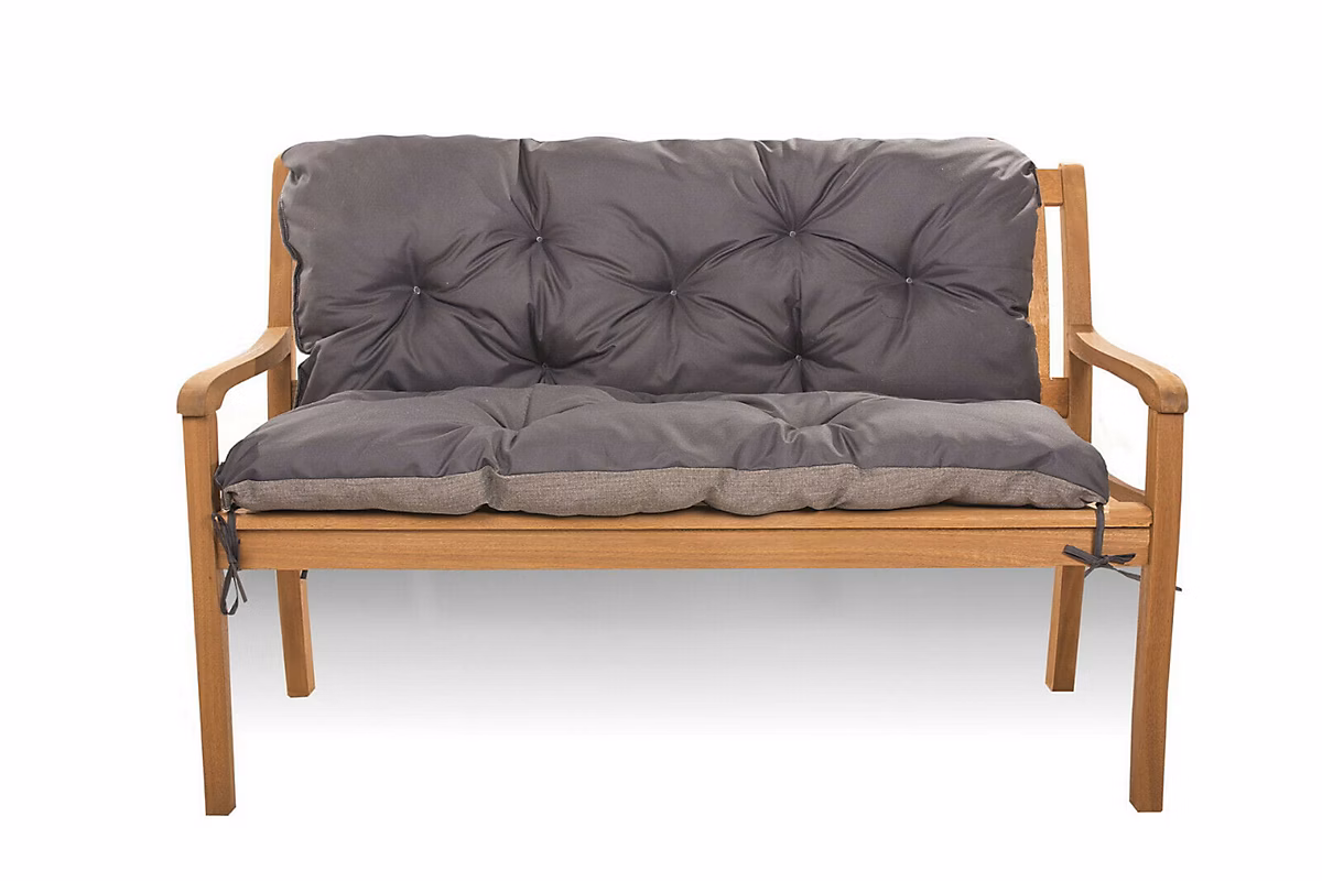 Coussin pour banc de jardin 150 × 50 × 50cm coussin de banc de jardin Anthracite coussin de balançoire coussin de banc extérieur