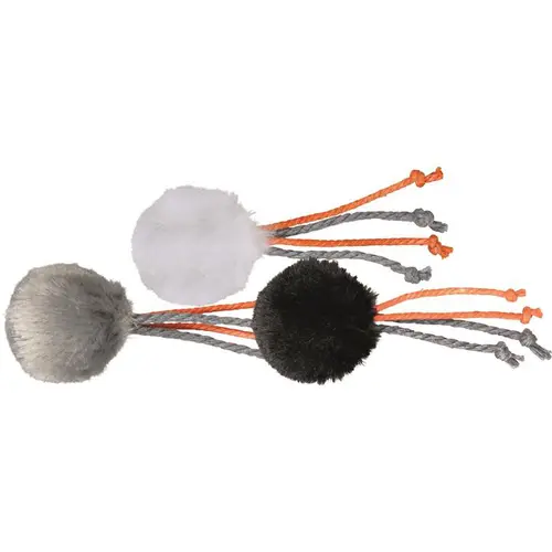 Pour mieux organiser vos extérieurs:Balle en peluche avec fils et clochette Trixie Catnip - Ø 4 cm