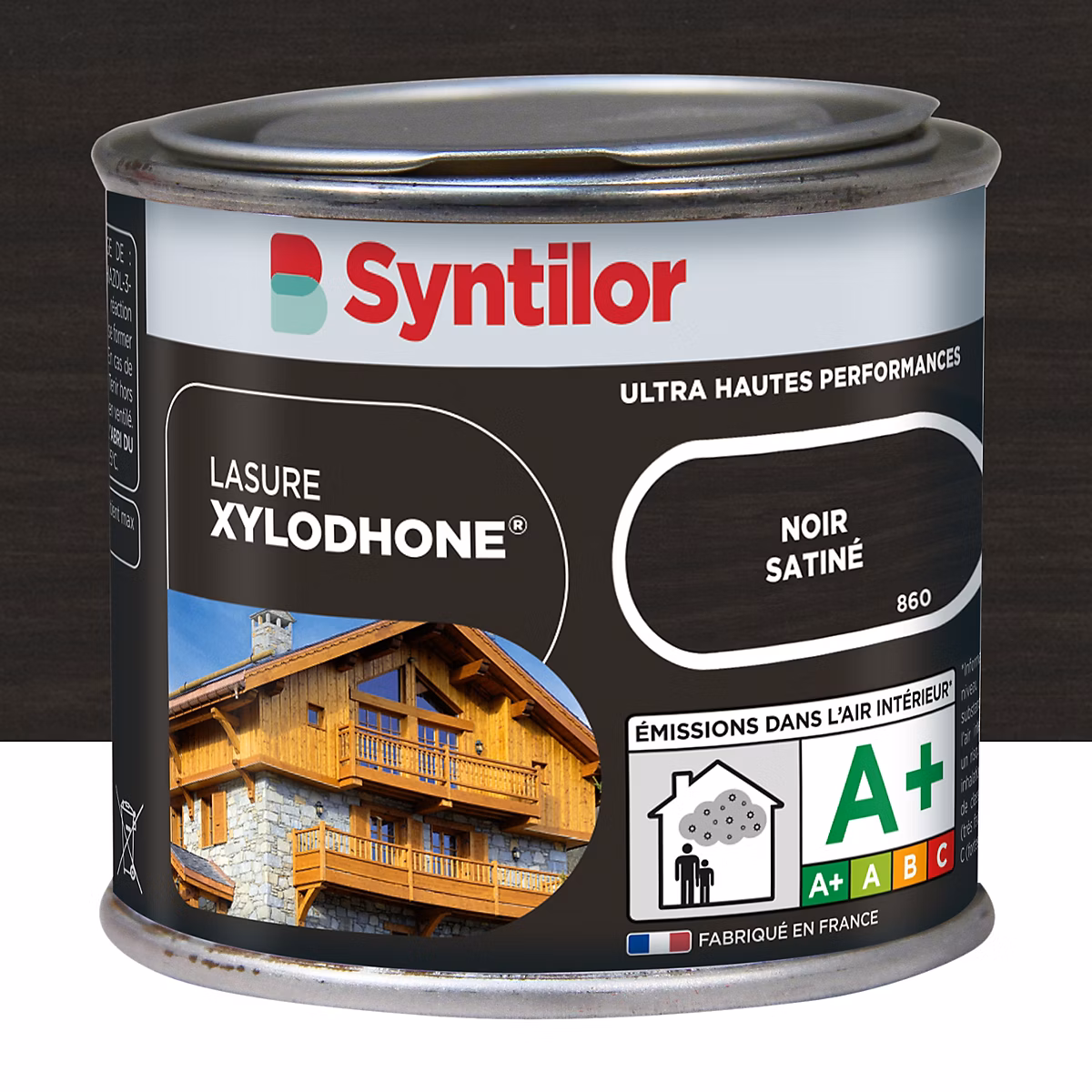 Peinture extérieure – Lasure Xylodhone Syntilor noir satin testeur 125ml