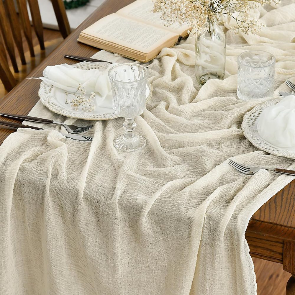 Linge de table – Chemin de table Artoid Mode 400 cm beige