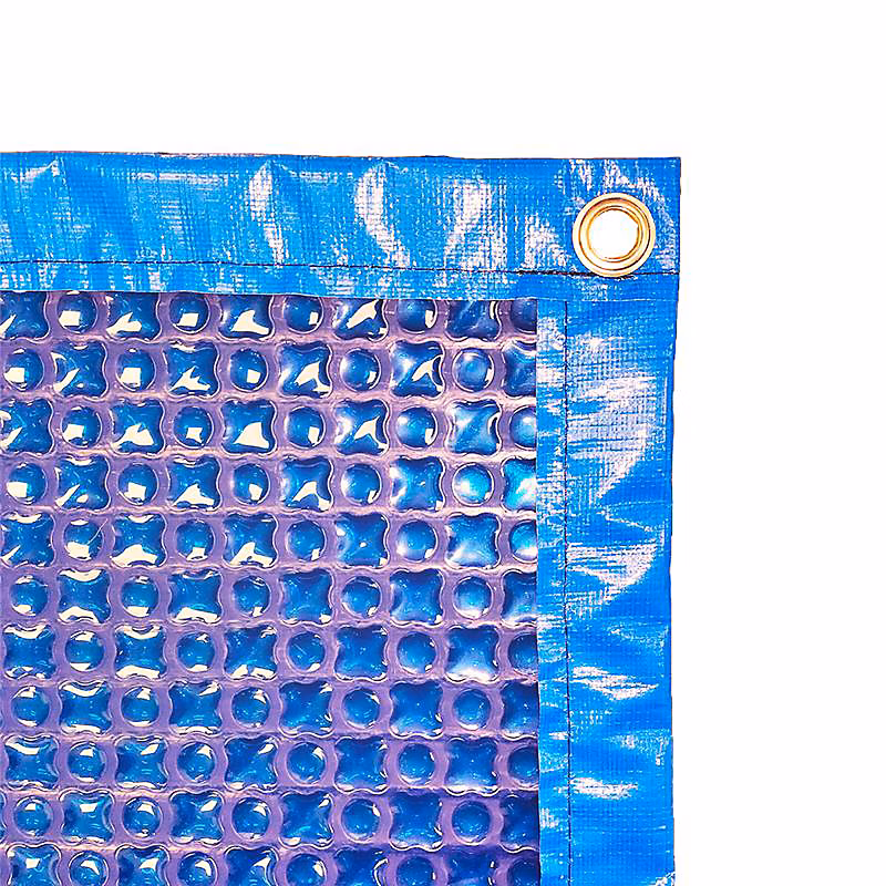 Bâche à Bulles Piscine 3 × 2 m OXO Dark Blue 500 microns – Bordée 4 côtés + Oeillets Posés + Bâchette Protection, Direct Usine