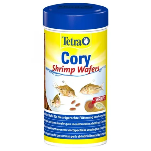 Pratique pour l’extérieur：Alimentation pour poisson spéciale crevettes, TETRA Cory ShrimpWafers - 105g, 250ml