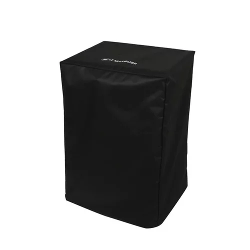 Extérieur plaisir:Housse pour plancha ou barbecue 50 cm sur chariot en polyester enduit PVC noir