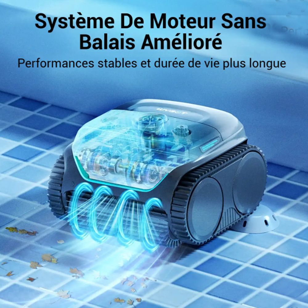 Robot piscine sans fil intelligent - Autonomie 180 min