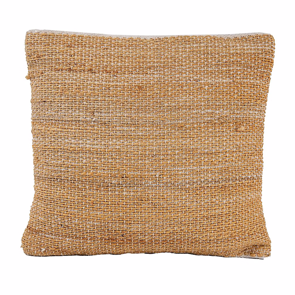 Coussin paille coton PAPYRUS 40 × 40