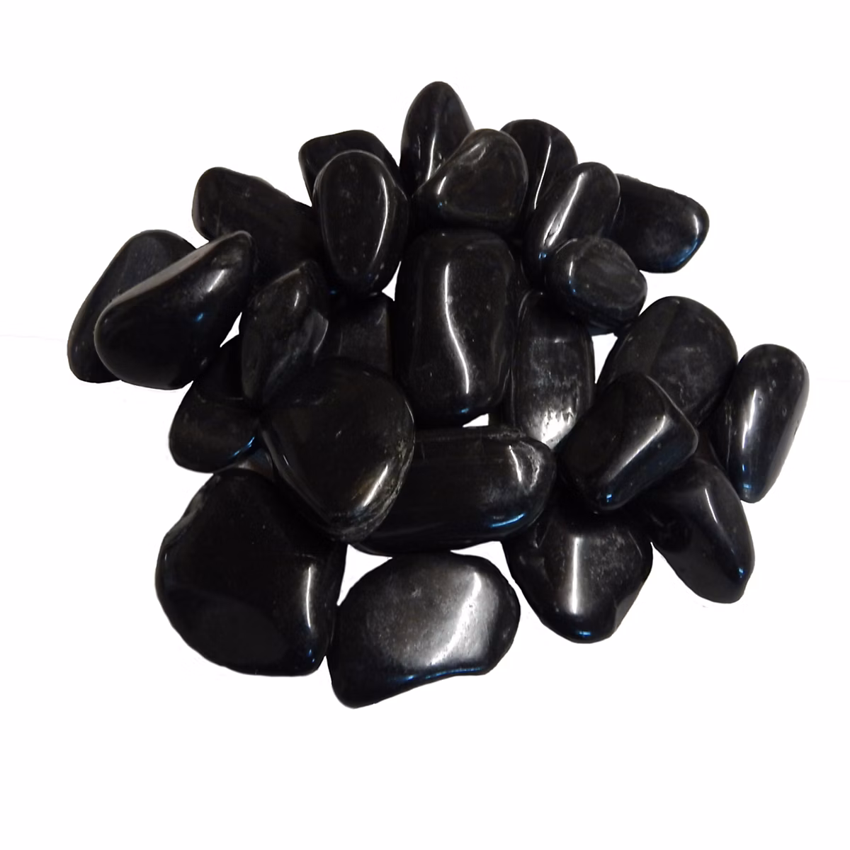 200 kg galets polis – gravier brillant | galets de rivière | gravier décoratif | noir Aquagart