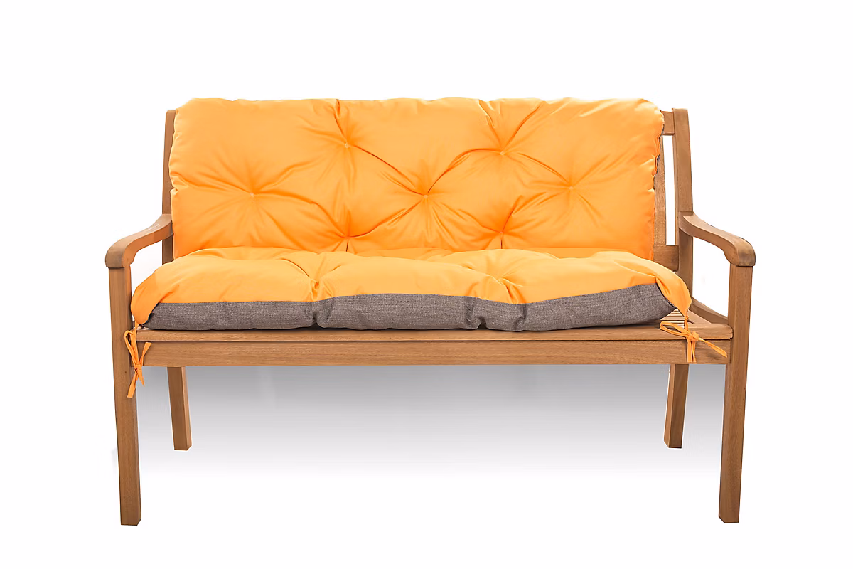 Coussin pour banc de jardin 150 × 50 × 40cm coussin de banc de jardin Orange coussin de balançoire coussin de banc extérieur