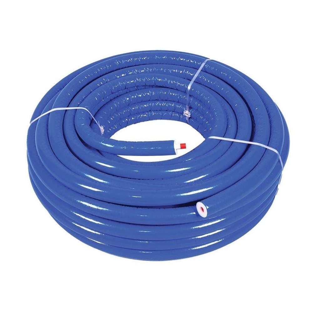 TUYAUTERIE ET RACCORDS Tube multicouche gainé isolé bleu multitraplus - couronne