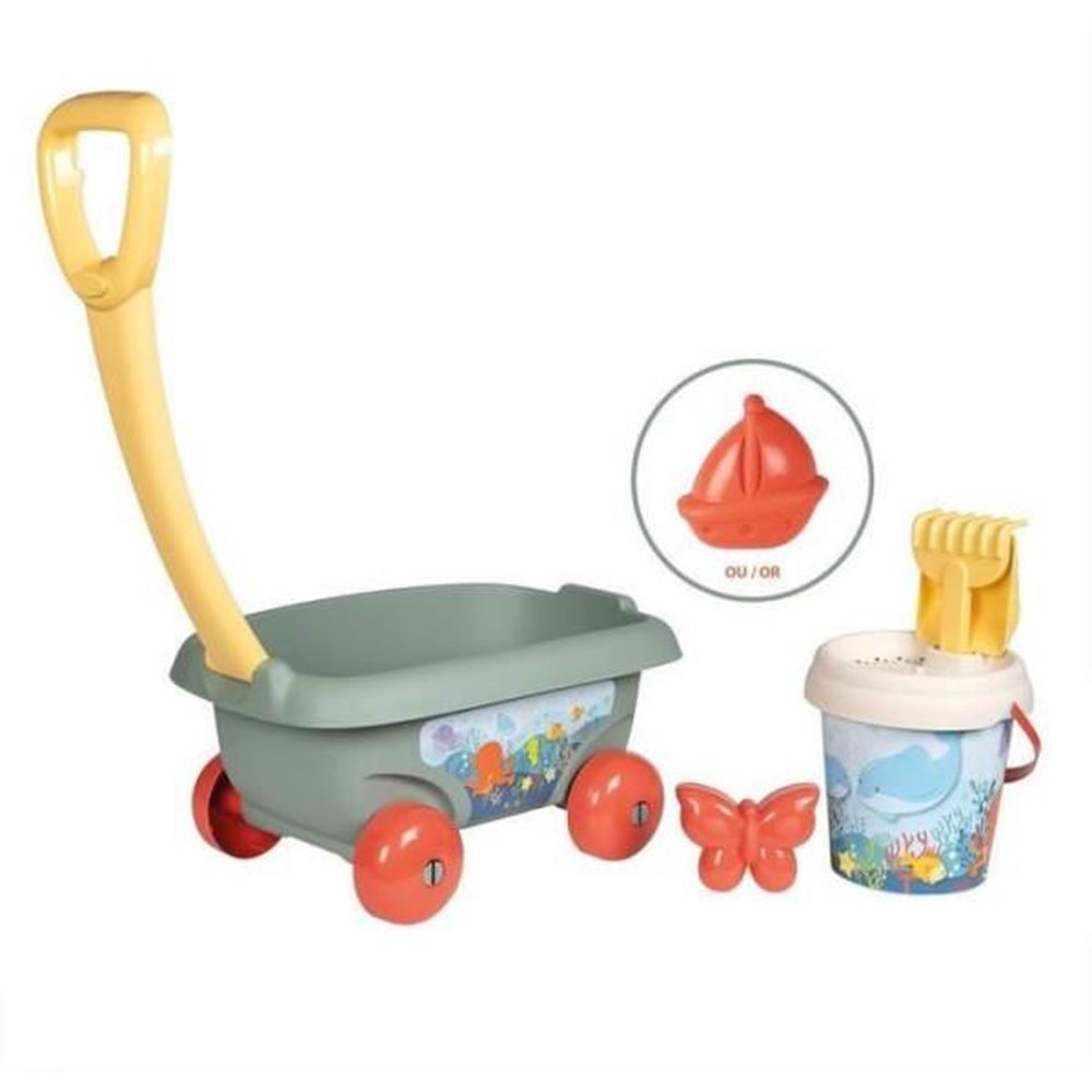 SMOBY SMOBY - SMOBY Life - Chariot de Plage Garni