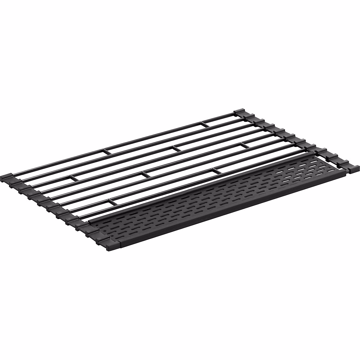 Rangement de cuisine – Egouttoir pliable en métal et silicone Drainer