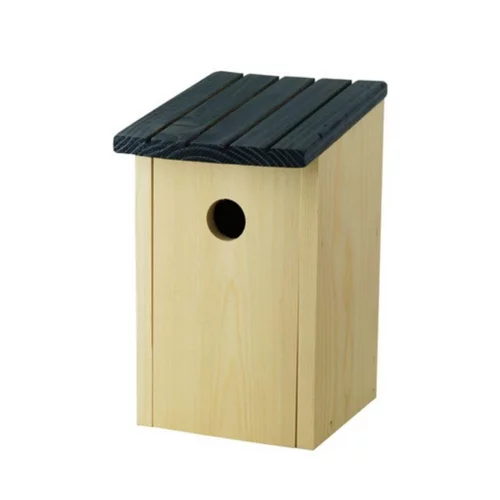 Pour un extérieur accueillant：Nichoir Chez Lulu pour mésanges bleues en bois - 15 x 13 x 23 cm