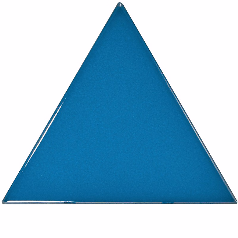 Carrelage mural – Carrelage mur triangulaire uni bleu brillant SCALE TRIANGOLO ELECTRIC BLUE
