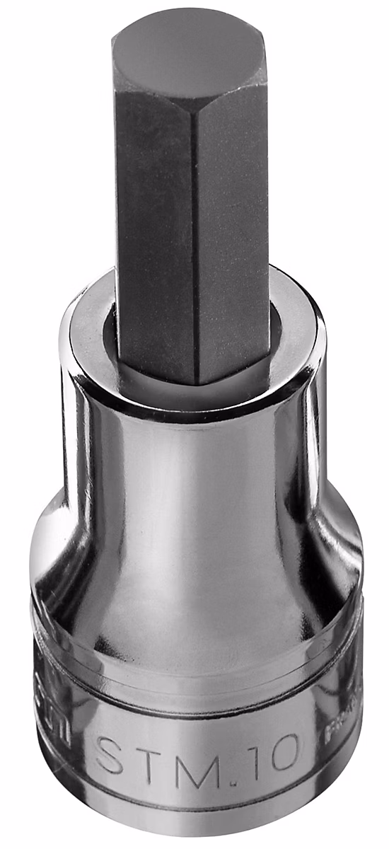 Douille tournevis 1/2'' pour vis 6 pans creux métriques 10mm longueur 60mm – FACOM, STM.10